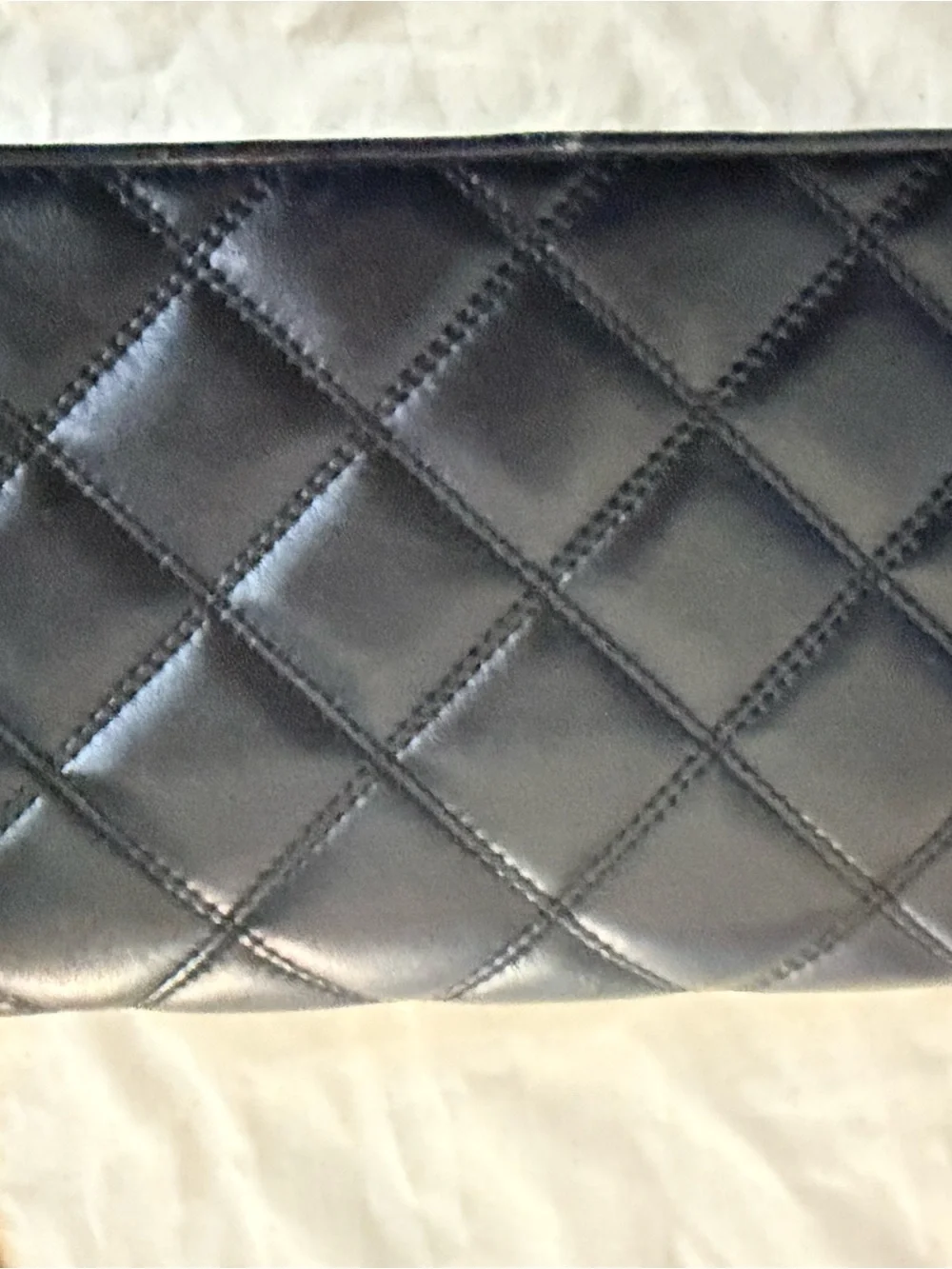 Tory Burch Quilted Leather Savanah Chain Wallet / Mini Pursue Black NWT